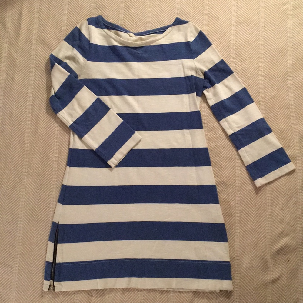 J. Crew striped mini dress